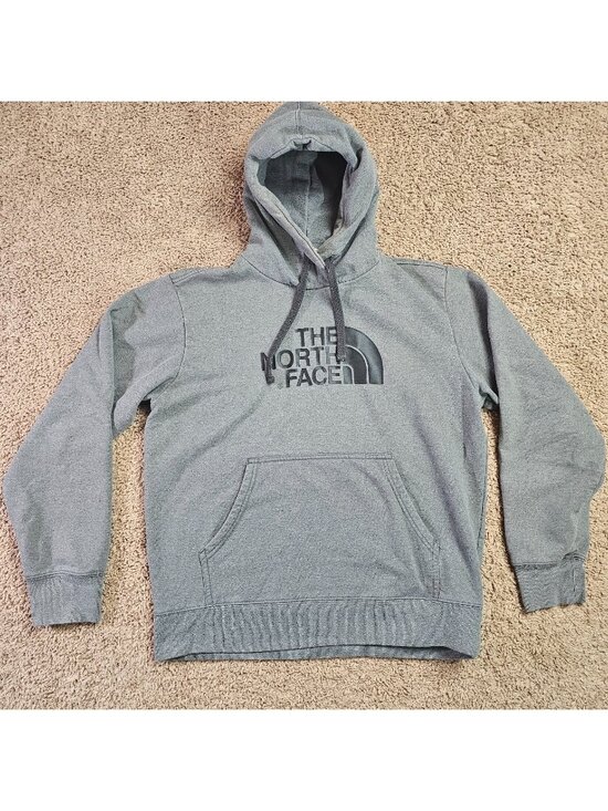 The North Face Other - The North Face Mens Gray Pullover Hoodie Sweatshirt Size M Logo Fleece Cotton